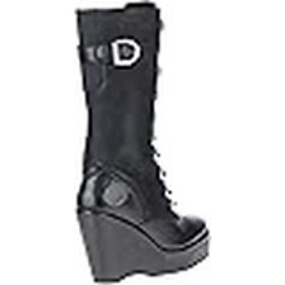 Harley-Davidson Women's Celina Black 10.75-Inch Fashion Wedge Boots Sz 7.5 - Picture 3 of 8